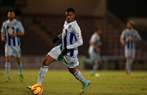 Images Dated 18th February 2014: Thrilling Performance by Chuba Akpom: Coventry City vs. Carlisle United (February 18)