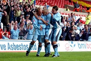 Images Dated 28th August 2004: Triumph at Nottingham Forest: Morrell's Goal - Coventry City's Unforgettable Moment (2004)