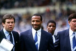 Images Dated 16th May 1987: The Unforgettable FA Cup Final Showdown: Coventry City vs. Tottenham Hotspur - Cyrille Regis Leads