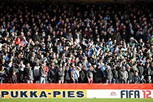 Unwavering Coventry City Fans Passion at Nottingham Forest's City Ground (Npower Football League Championship, 18-02-2012)