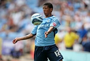 Images Dated 9th August 2009: Van Aanholt in Action: Coventry City vs Ipswich Town, Championship 2009, Ricoh Arena