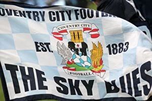 Images Dated 21st January 2012: Wave of Support: Coventry City vs Middlesbrough Championship Showdown (21-01-2012)