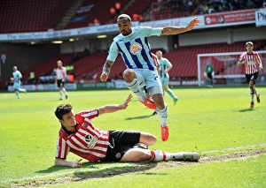 Images Dated 2014: Wilson vs. Maguire: A League One Battle – Sheffield United vs