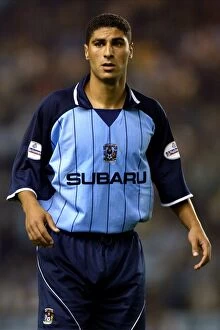Images Dated 27th August 2003: Youssef Safri in Action: Coventry City vs Nottingham Forest (Nationwide League Division One)